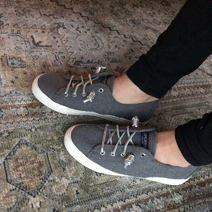 Gray Sperry Sneakers